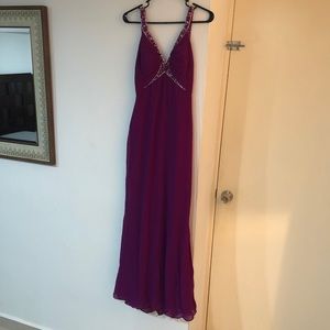 Women’s Faviana Couture Purple Long Dress